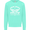 Krav Maga Israeli Defence System MMA Kids Sweatshirt Jumper Peppermint
