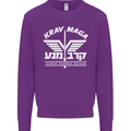 Krav Maga Israeli Defence System MMA Kids Sweatshirt Jumper Purple