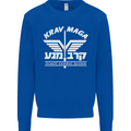 Krav Maga Israeli Defence System MMA Kids Sweatshirt Jumper Royal Blue