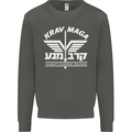 Krav Maga Israeli Defence System MMA Kids Sweatshirt Jumper Storm Grey