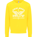 Krav Maga Israeli Defence System MMA Kids Sweatshirt Jumper Yellow
