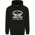 Krav Maga Israeli Defence System MMA Mens 80% Cotton Hoodie Black