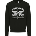 Krav Maga Israeli Defence System MMA Mens Sweatshirt Jumper Black