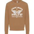 Krav Maga Israeli Defence System MMA Mens Sweatshirt Jumper Caramel Latte