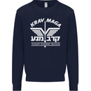 Krav Maga Israeli Defence System MMA Mens Sweatshirt Jumper Navy Blue