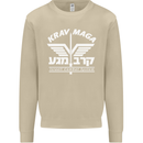 Krav Maga Israeli Defence System MMA Mens Sweatshirt Jumper Sand