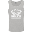 Krav Maga Israeli Defence System MMA Mens Vest Tank Top Sports Grey