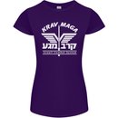 Krav Maga Israeli Defence System MMA Womens Petite Cut T-Shirt Purple