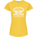 Krav Maga Israeli Defence System MMA Womens Petite Cut T-Shirt Yellow