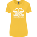 Krav Maga Israeli Defence System MMA Womens Wider Cut T-Shirt Yellow