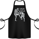 Krav Maga Mixed Martial Arts MMA Fighting Cotton Apron 100% Organic Black