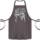 Krav Maga Mixed Martial Arts MMA Fighting Cotton Apron 100% Organic Dark Grey