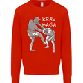 Krav Maga Mixed Martial Arts MMA Fighting Kids Sweatshirt Jumper Bright Red