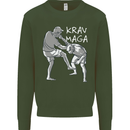 Krav Maga Mixed Martial Arts MMA Fighting Kids Sweatshirt Jumper Forest Green