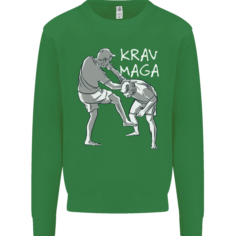 Krav Maga Mixed Martial Arts MMA Fighting Kids Sweatshirt Jumper Irish Green