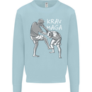 Krav Maga Mixed Martial Arts MMA Fighting Kids Sweatshirt Jumper Light Blue