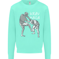 Krav Maga Mixed Martial Arts MMA Fighting Kids Sweatshirt Jumper Peppermint