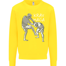 Krav Maga Mixed Martial Arts MMA Fighting Kids Sweatshirt Jumper Yellow