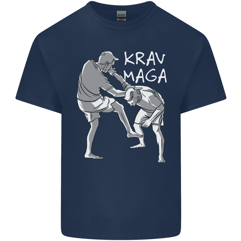 Krav Maga Mixed Martial Arts MMA Fighting Kids T-Shirt Childrens Navy Blue