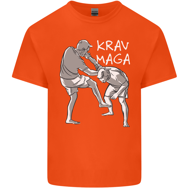 Krav Maga Mixed Martial Arts MMA Fighting Kids T-Shirt Childrens Orange