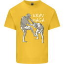 Krav Maga Mixed Martial Arts MMA Fighting Kids T-Shirt Childrens Yellow