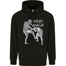 Krav Maga Mixed Martial Arts MMA Fighting Mens 80% Cotton Hoodie Black