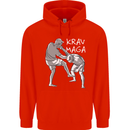 Krav Maga Mixed Martial Arts MMA Fighting Mens 80% Cotton Hoodie Bright Red
