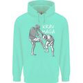 Krav Maga Mixed Martial Arts MMA Fighting Mens 80% Cotton Hoodie Peppermint