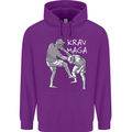 Krav Maga Mixed Martial Arts MMA Fighting Mens 80% Cotton Hoodie Purple