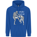 Krav Maga Mixed Martial Arts MMA Fighting Mens 80% Cotton Hoodie Royal Blue