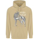 Krav Maga Mixed Martial Arts MMA Fighting Mens 80% Cotton Hoodie Sand