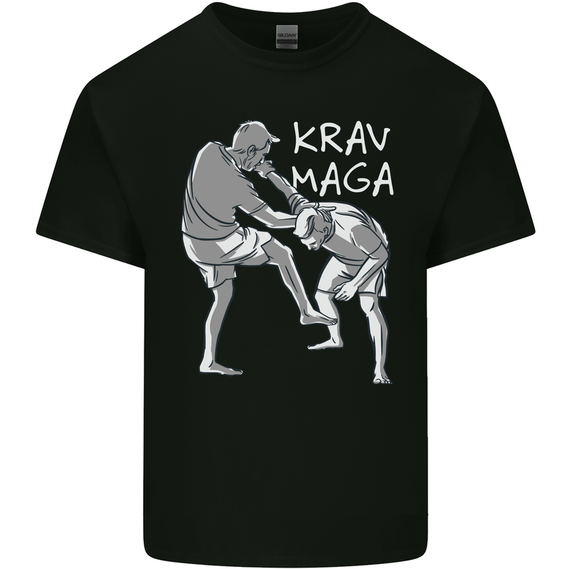Krav Maga Mixed Martial Arts MMA Fighting Mens Cotton T-Shirt Tee Top Black