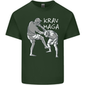 Krav Maga Mixed Martial Arts MMA Fighting Mens Cotton T-Shirt Tee Top Forest Green