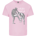 Krav Maga Mixed Martial Arts MMA Fighting Mens Cotton T-Shirt Tee Top Light Pink
