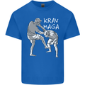 Krav Maga Mixed Martial Arts MMA Fighting Mens Cotton T-Shirt Tee Top Royal Blue