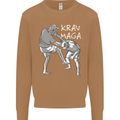 Krav Maga Mixed Martial Arts MMA Fighting Mens Sweatshirt Jumper Caramel Latte