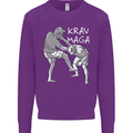 Krav Maga Mixed Martial Arts MMA Fighting Mens Sweatshirt Jumper Purple