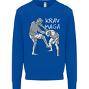 Krav Maga Mixed Martial Arts MMA Fighting Mens Sweatshirt Jumper Royal Blue