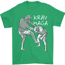 Krav Maga Mixed Martial Arts MMA Fighting Mens T-Shirt Cotton Gildan Irish Green