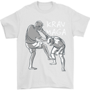 Krav Maga Mixed Martial Arts MMA Fighting Mens T-Shirt Cotton Gildan White