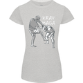 Krav Maga Mixed Martial Arts MMA Fighting Womens Petite Cut T-Shirt Sports Grey