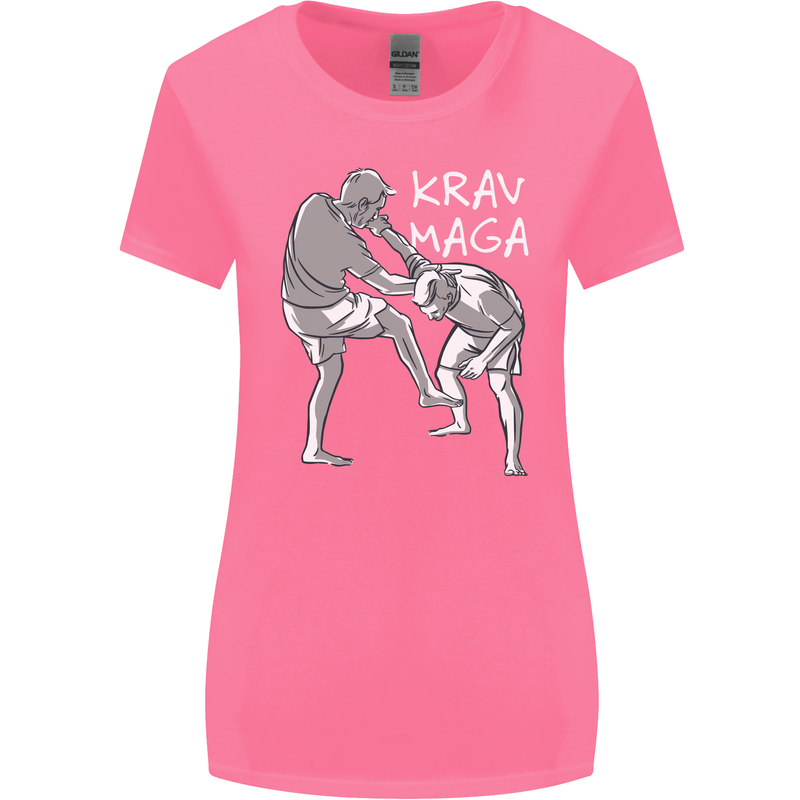 Krav Maga Mixed Martial Arts MMA Fighting Womens Wider Cut T-Shirt Azalea