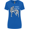 Krav Maga Mixed Martial Arts MMA Fighting Womens Wider Cut T-Shirt Royal Blue