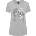 Krav Maga Mixed Martial Arts MMA Fighting Womens Wider Cut T-Shirt Sports Grey