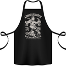 Kung Fu Fighter Mixed Martial Arts MMA Cotton Apron 100% Organic Black