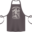 Kung Fu Fighter Mixed Martial Arts MMA Cotton Apron 100% Organic Dark Grey