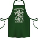 Kung Fu Fighter Mixed Martial Arts MMA Cotton Apron 100% Organic Forest Green
