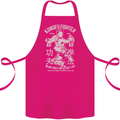Kung Fu Fighter Mixed Martial Arts MMA Cotton Apron 100% Organic Pink
