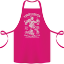 Kung Fu Fighter Mixed Martial Arts MMA Cotton Apron 100% Organic Pink