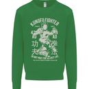 Kung Fu Fighter Mixed Martial Arts MMA Kids Sweatshirt Jumper Irish Green